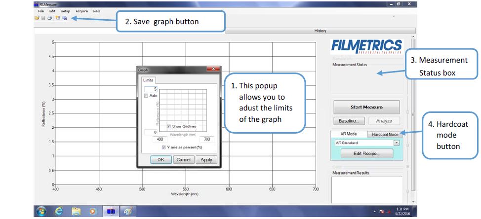 Figure 4 - Graph Limit Adjustment